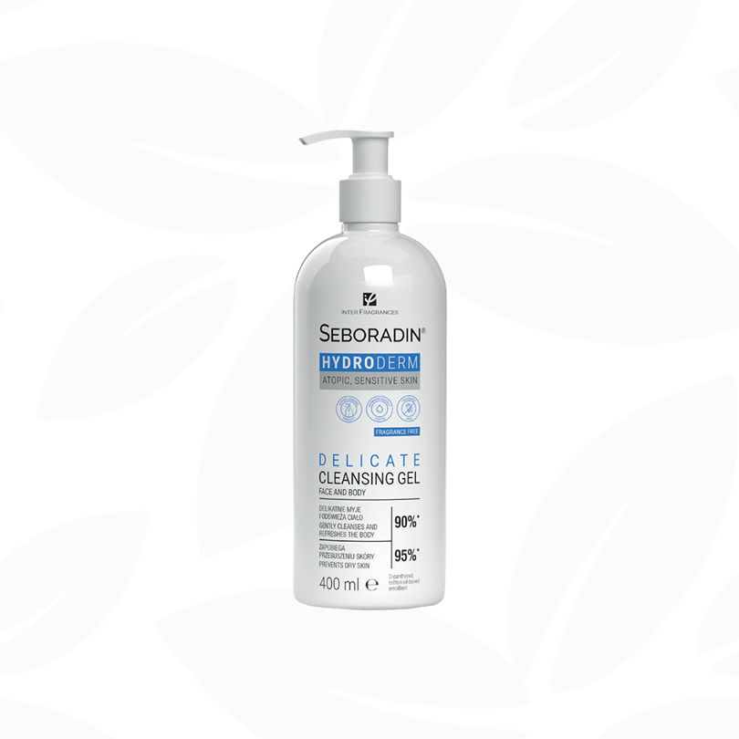 سيبورادين هيدرو ديرم جل تنظيف لطيف للوجه والجسم 400 مل