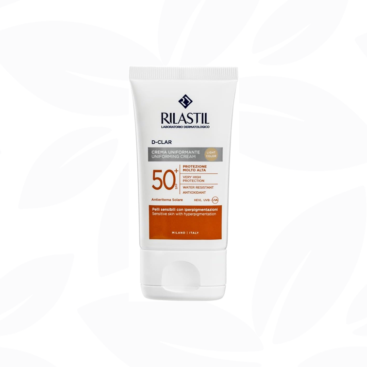 دي كلار كريم موحد للون البشرة المتصبغة بعامل وقاية من الشمس 50+ درجة فاتحة 40 مل
